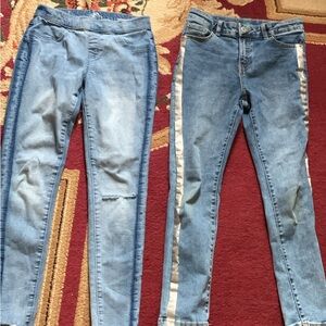 2 pairs girls size 12 jeans